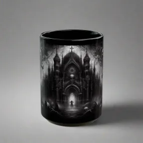 Nightfall Whisper Gothic Mug – Unleash the Elegance of Darkness in Every Sip