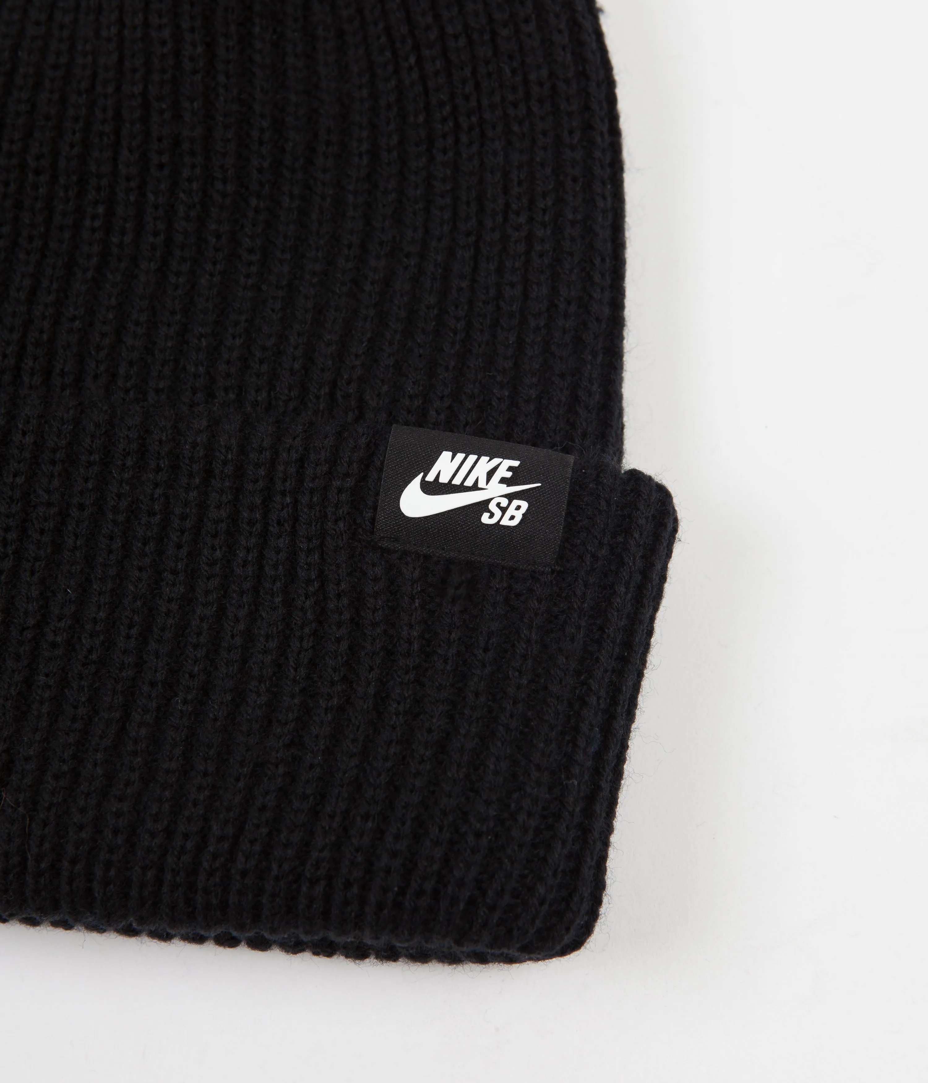 Nike SB Fisherman Beanie - Black / Black / White