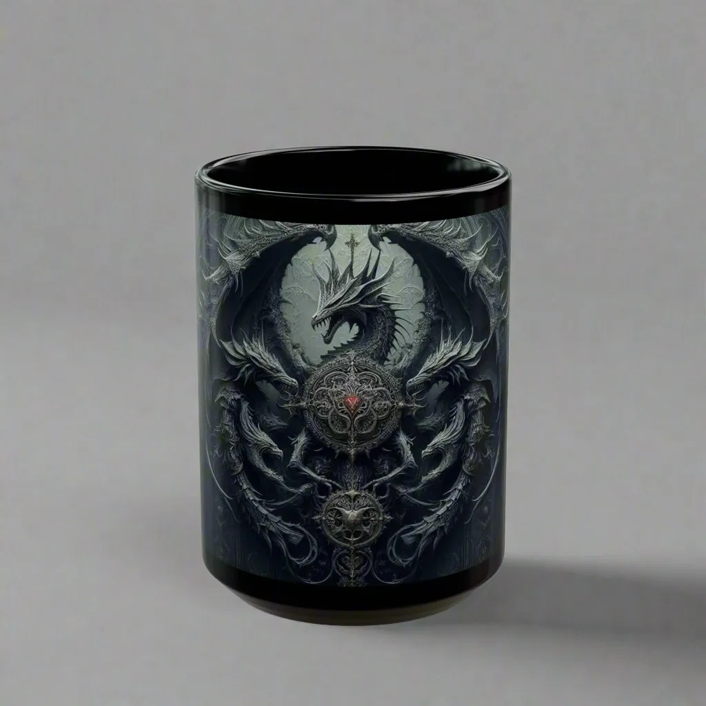 Nocturnal Embrace Gothic Mug – Savor the Depths of Every Dark Coffee Moment