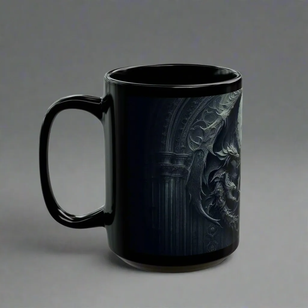 Nocturnal Embrace Gothic Mug – Savor the Depths of Every Dark Coffee Moment