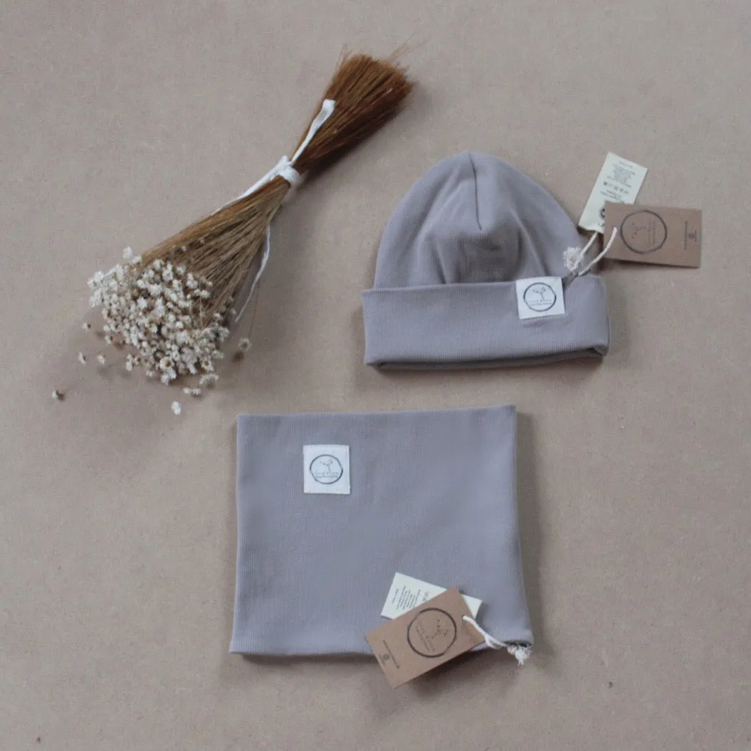 Organic Rib Beanie - Caramel