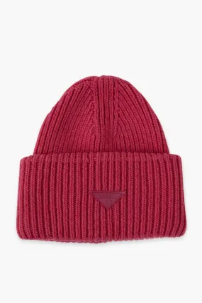 Oversize Raspberry Beanie