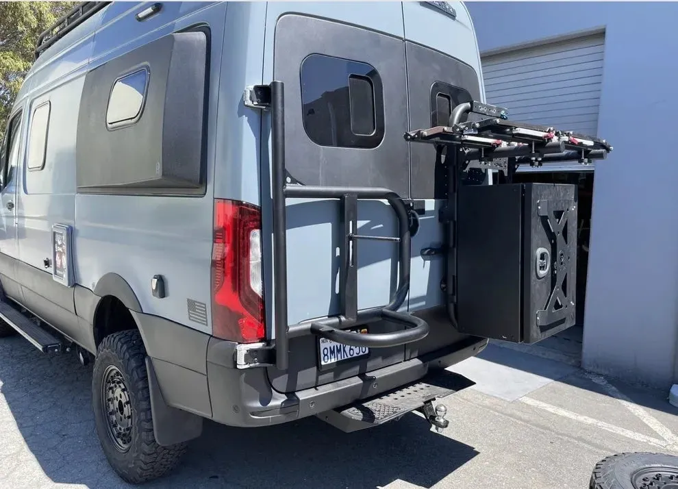 OWL EXPEDITION TIRE CARRIER FOR SPRINTER VAN (2019  SPRINTER & 2020  REVEL/STORYTELLER) VS30