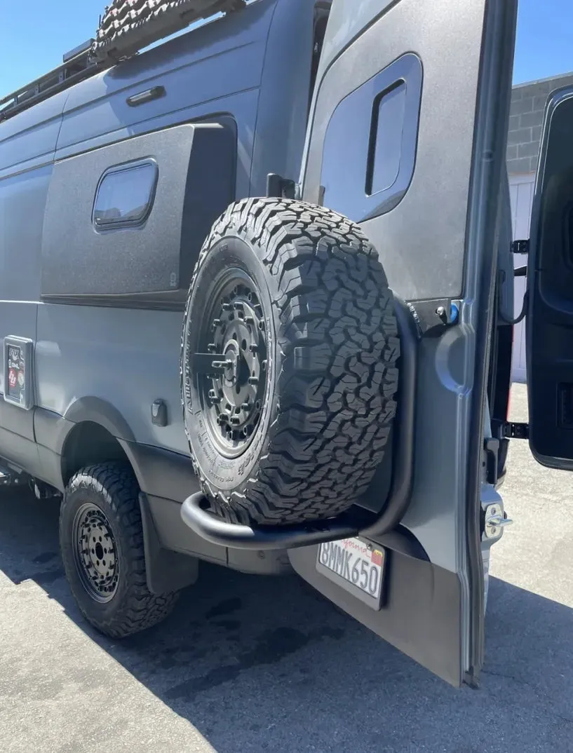 OWL EXPEDITION TIRE CARRIER FOR SPRINTER VAN (2019  SPRINTER & 2020  REVEL/STORYTELLER) VS30