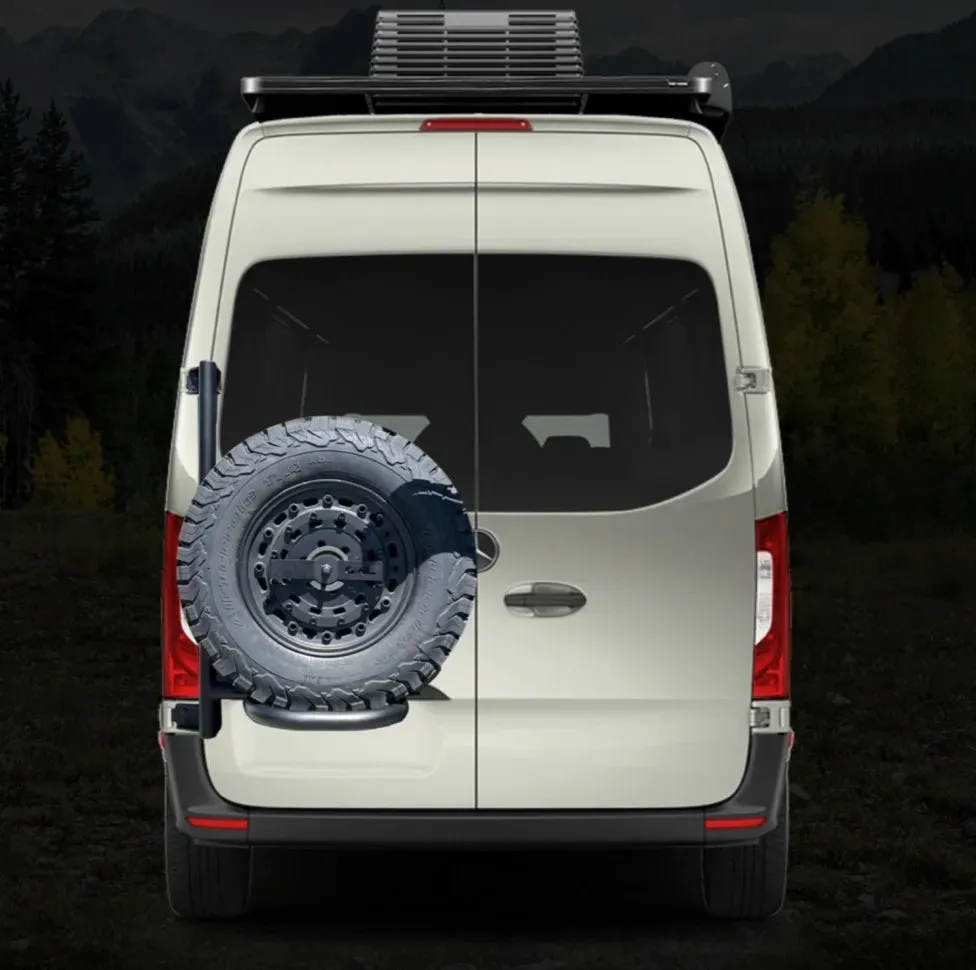 OWL EXPEDITION TIRE CARRIER FOR SPRINTER VAN (2019  SPRINTER & 2020  REVEL/STORYTELLER) VS30