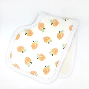 Peachy Keen Burp Cloth - Organic Cotton