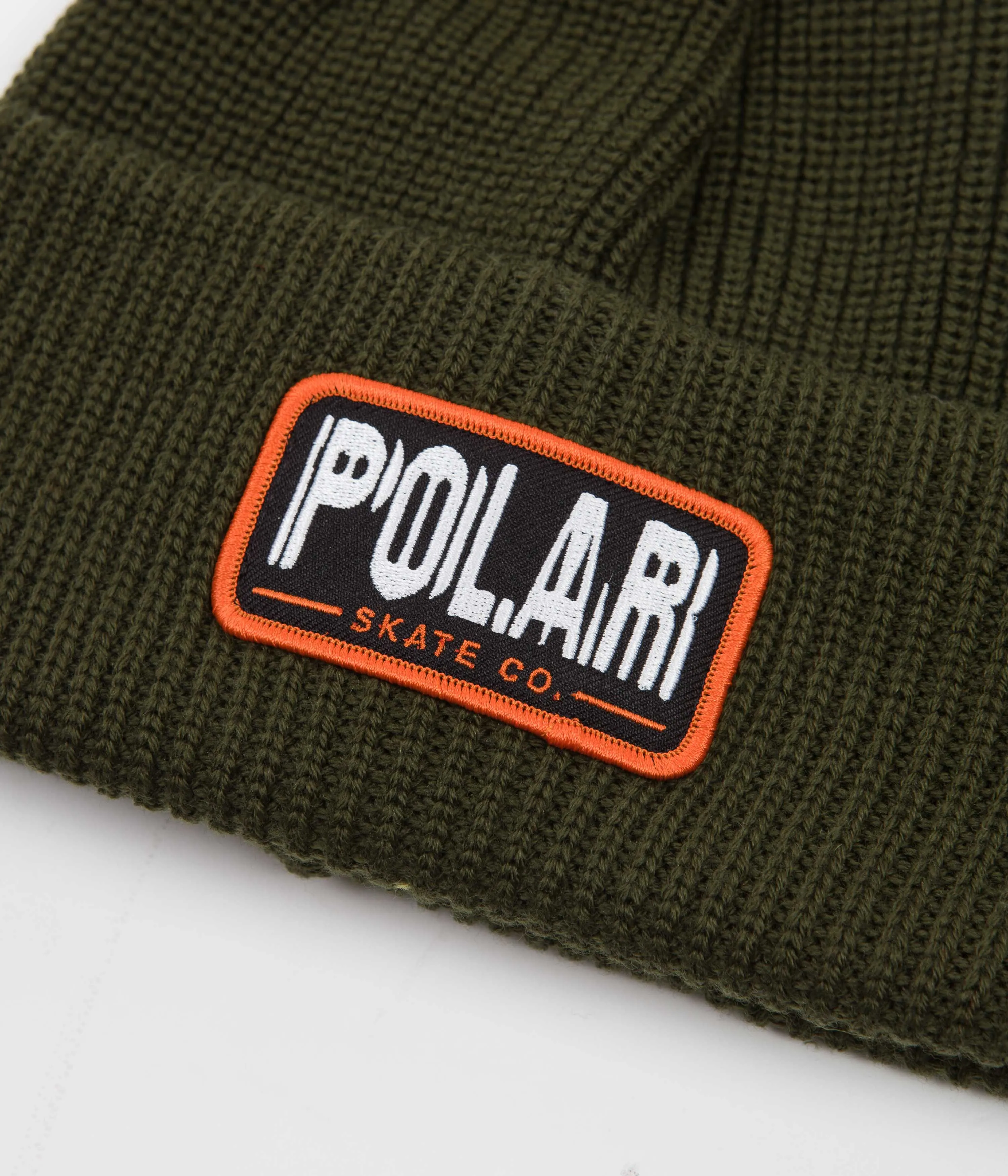 Polar Earthquake Merino Beanie - Army Green