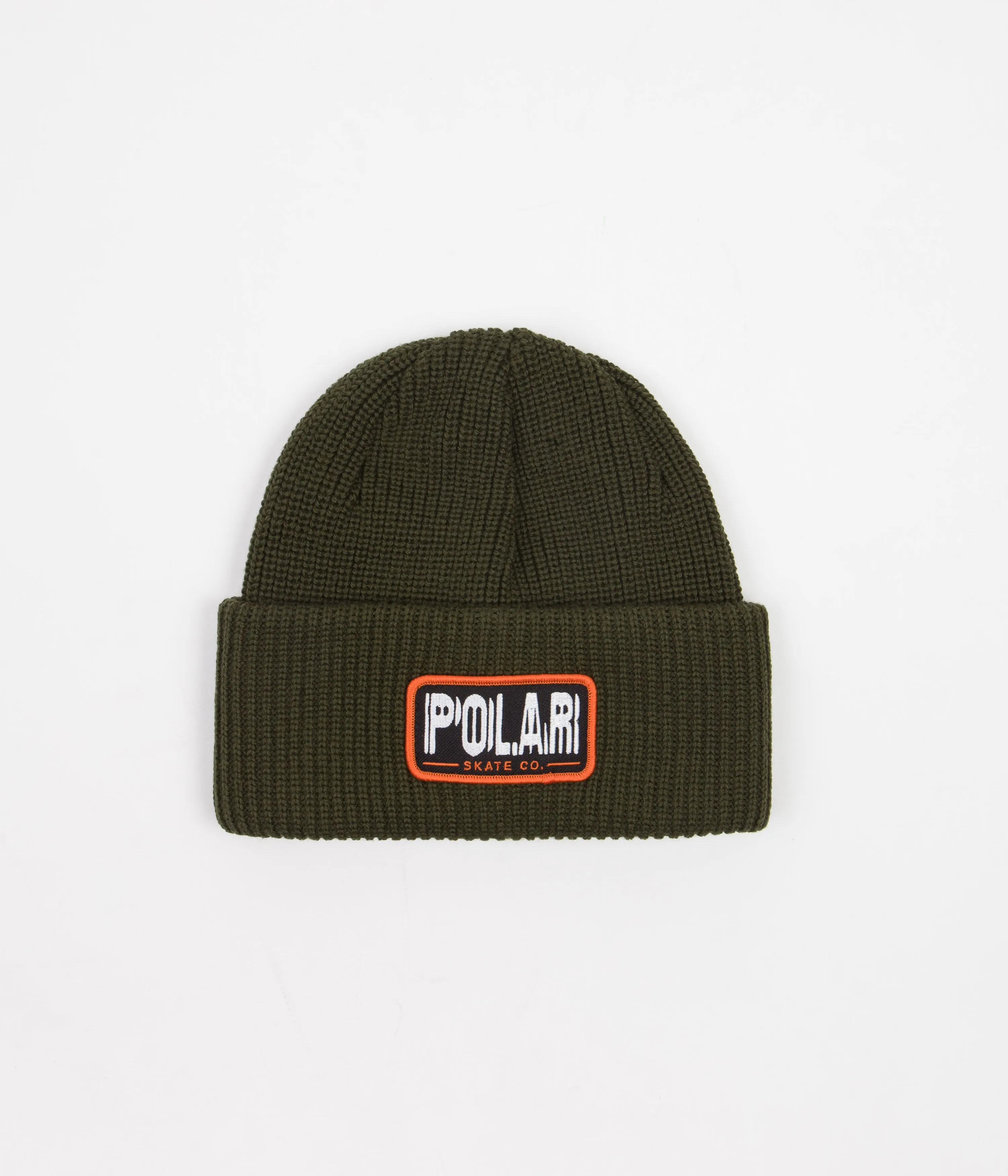 Polar Earthquake Merino Beanie - Army Green