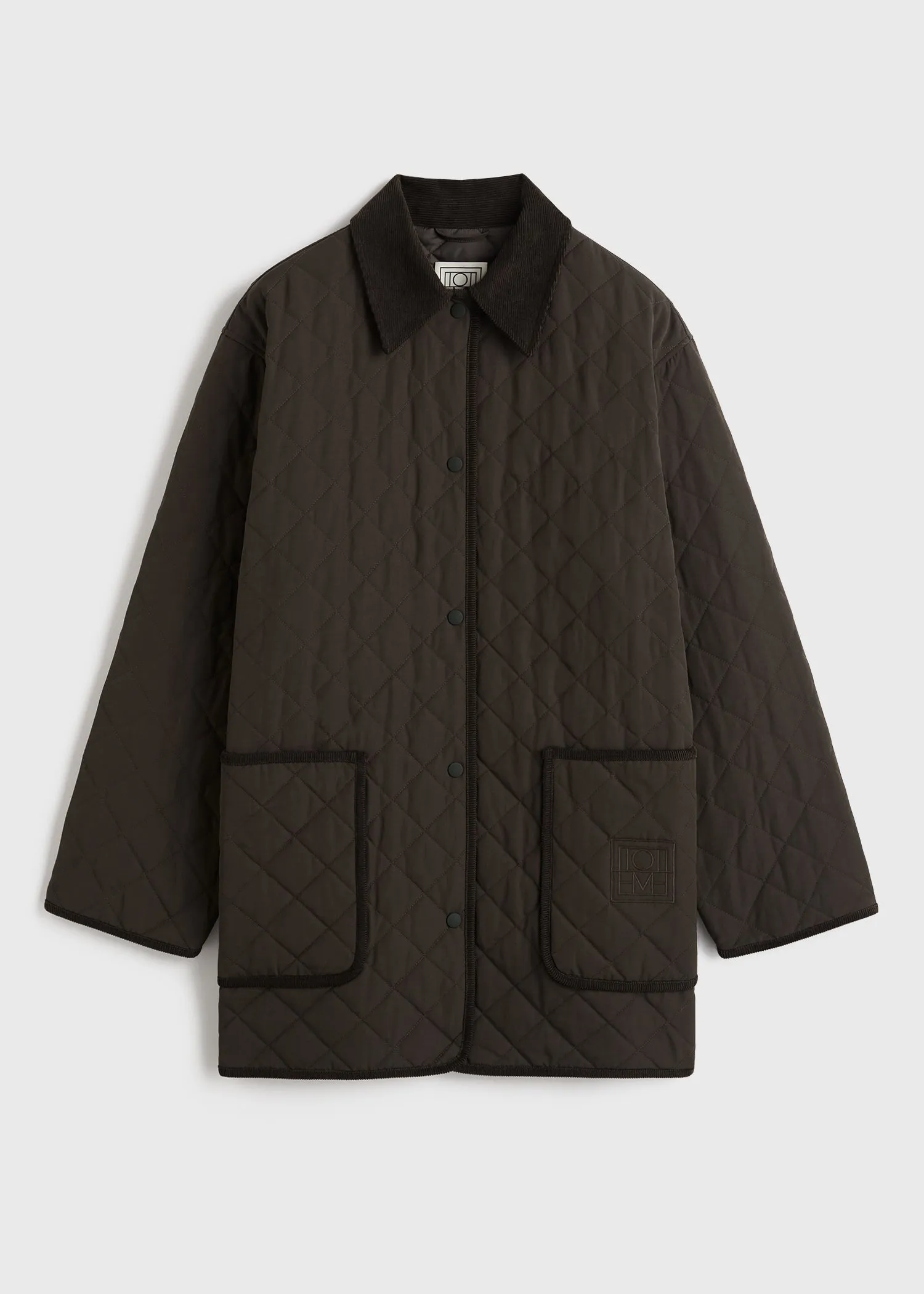 Quilted barn jacket espresso