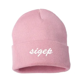 SigEp Pink Sweetheart Beanie