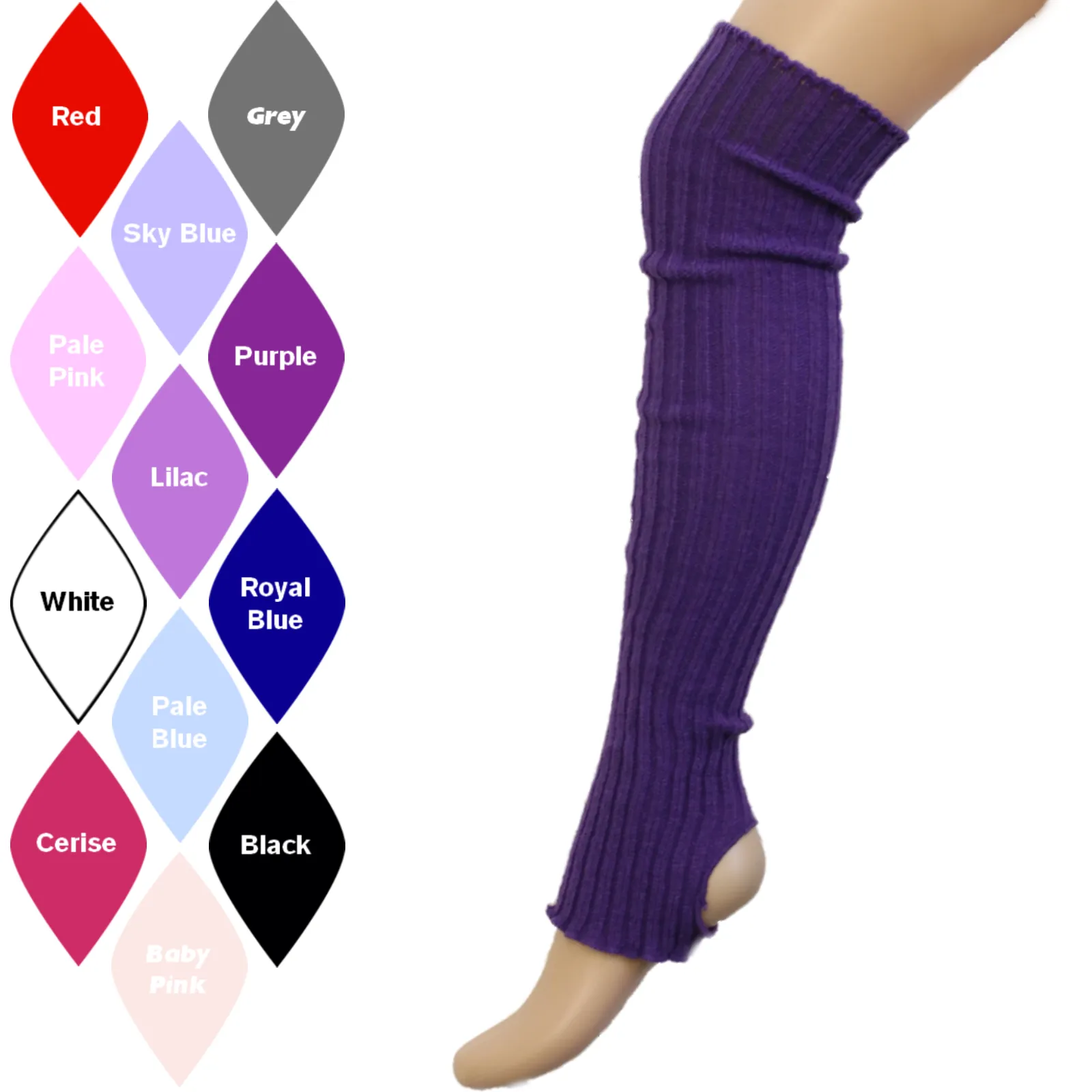 SLW - 60cm STIRRUP LEG WARMERS