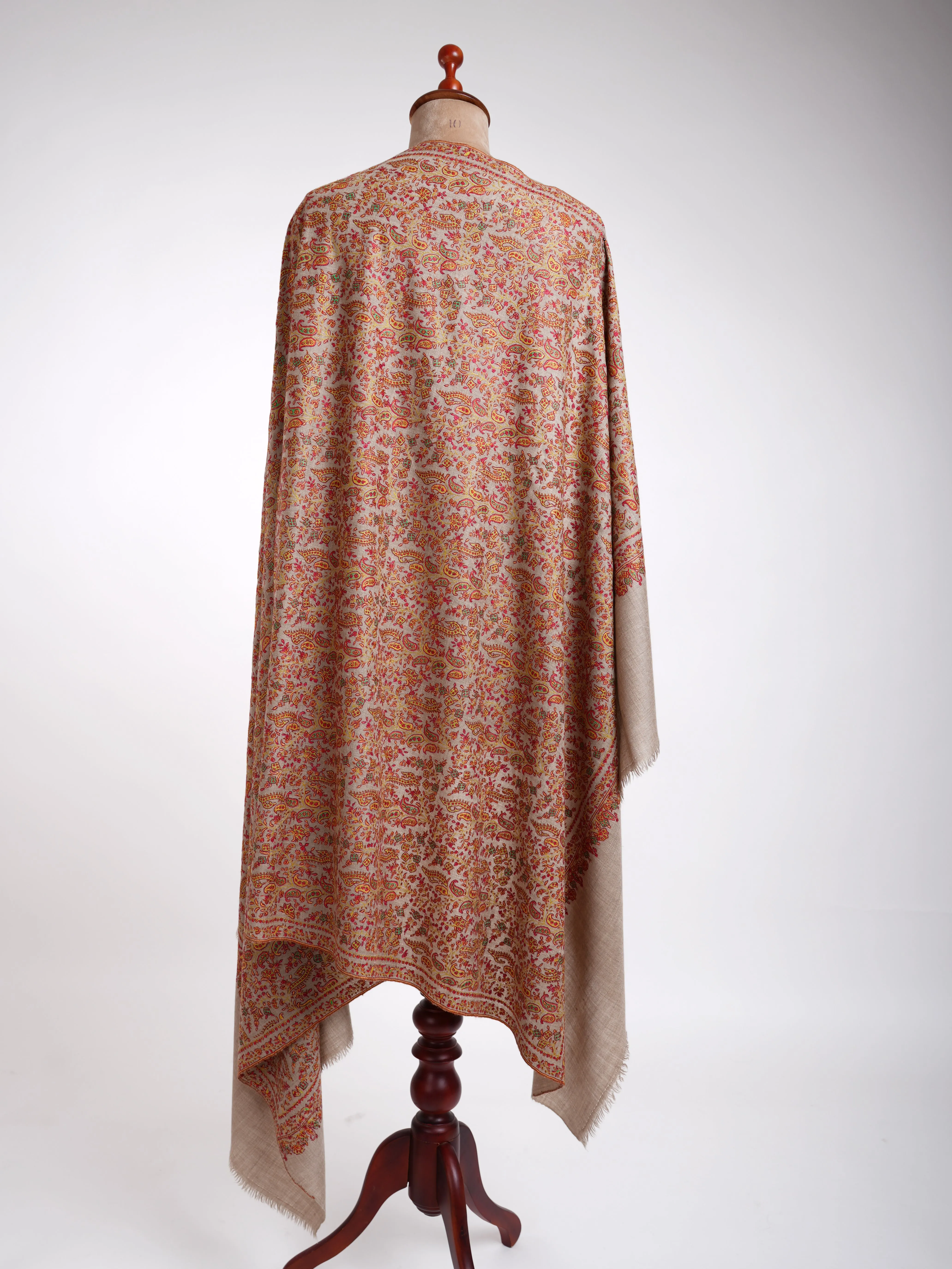 Sozni Handmade Pure Pashmina Shawl