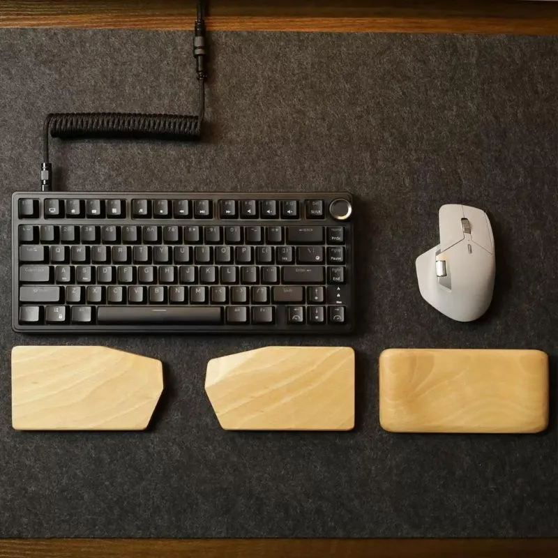 Split Palm Rest Support for Mechanical Keyboards