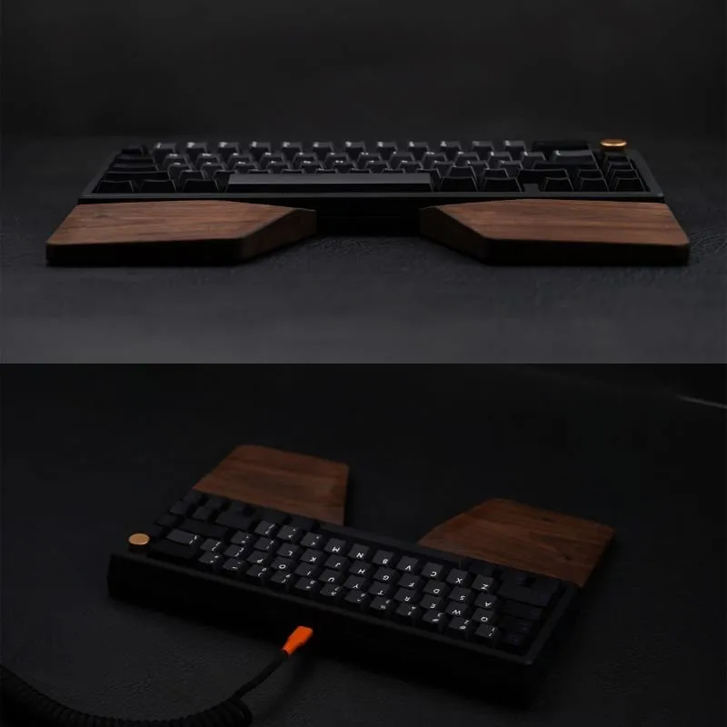 Split Palm Rest Support for Mechanical Keyboards