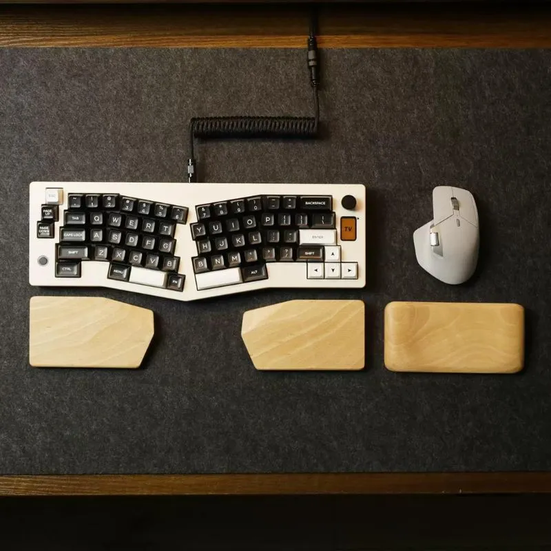 Split Palm Rest Support for Mechanical Keyboards