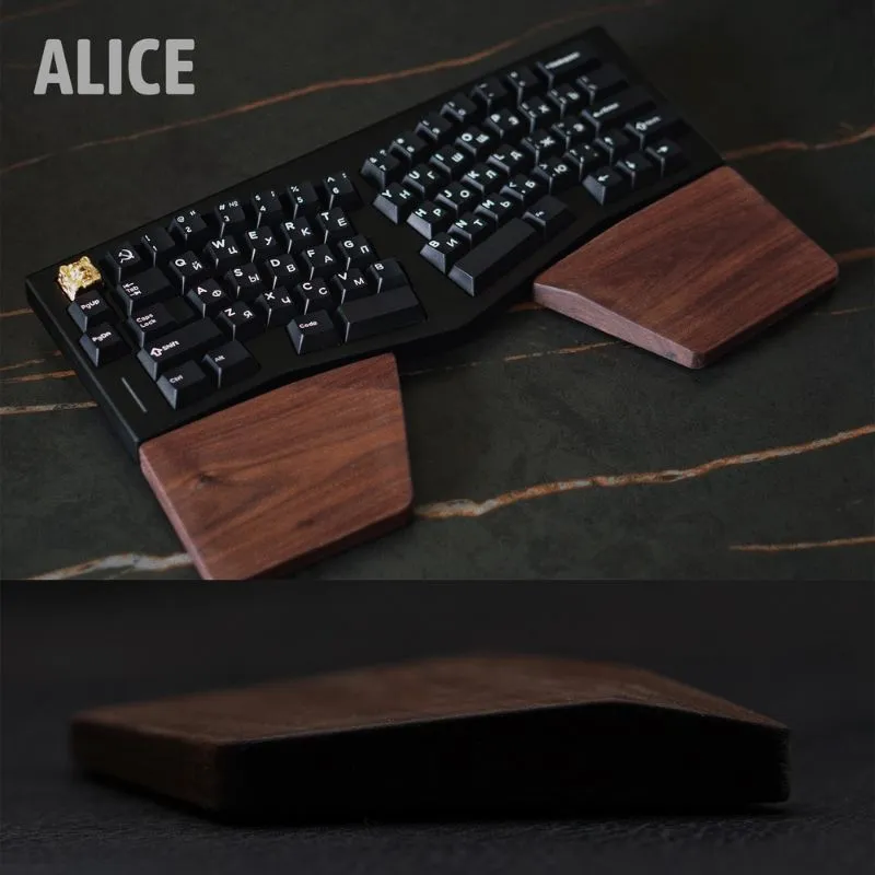 Split Palm Rest Support for Mechanical Keyboards