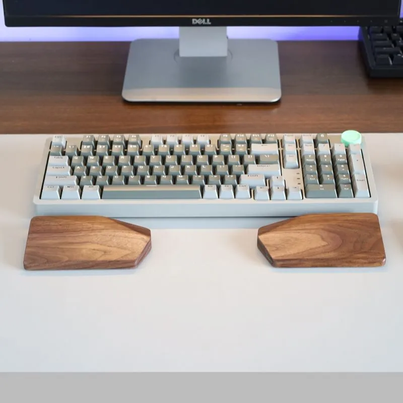 Split Palm Rest Support for Mechanical Keyboards