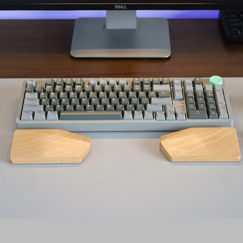 Split Palm Rest Support for Mechanical Keyboards