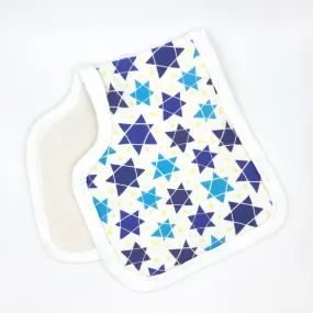 Star of David Burp Cloth - Organic Cotton