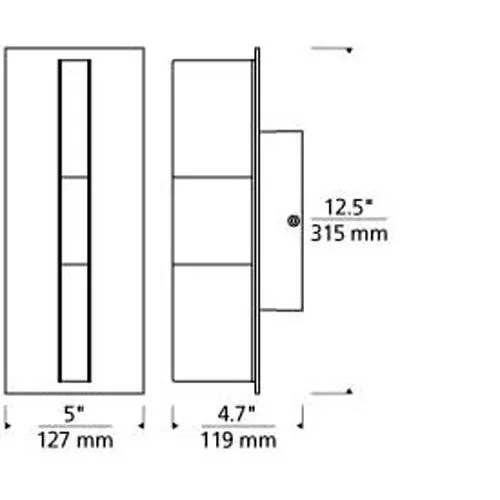 Tech Lighting 700OWLYT Lyft 12 Outdoor Wall