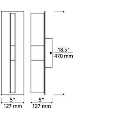 Tech Lighting 700OWLYT Lyft 18 Outdoor Wall