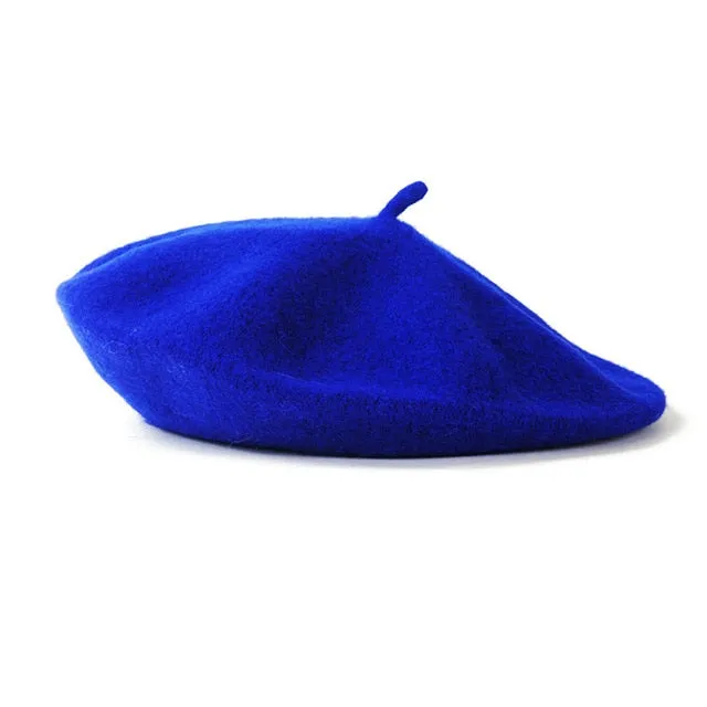 Trendy Solid Color Wool Hat