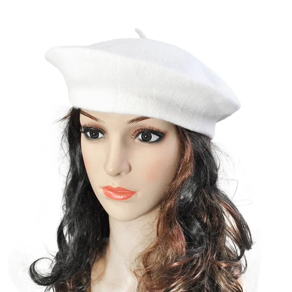 Trendy Solid Color Wool Hat