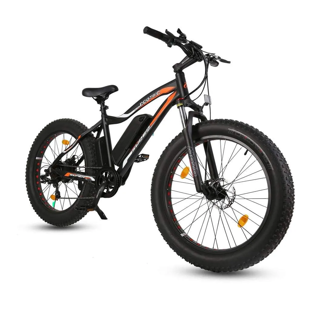 UL Certified - Ecotric Rocket 500W 36V Fat Tire All Terrain Electric Bike