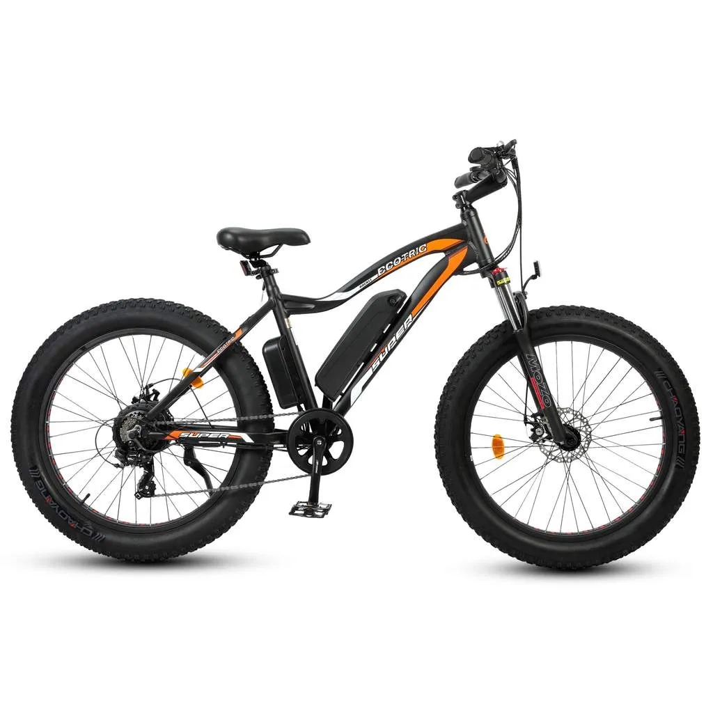 UL Certified - Ecotric Rocket 500W 36V Fat Tire All Terrain Electric Bike