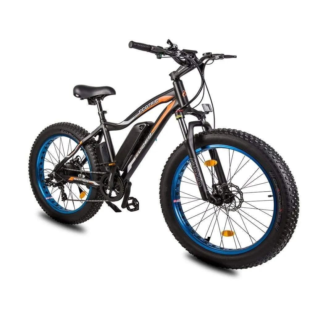 UL Certified - Ecotric Rocket 500W 36V Fat Tire All Terrain Electric Bike