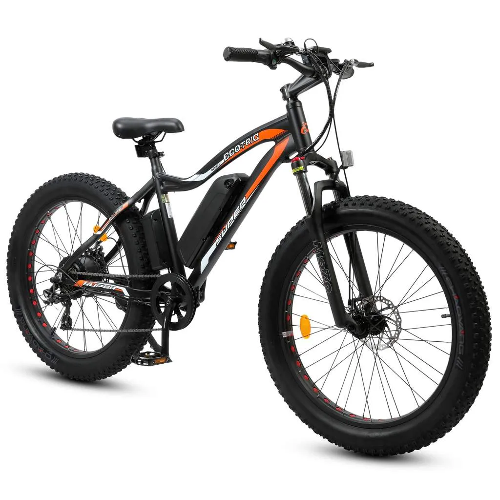 UL Certified - Ecotric Rocket 500W 36V Fat Tire All Terrain Electric Bike