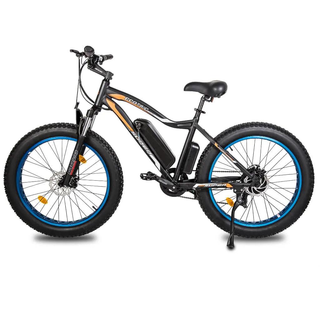 UL Certified - Ecotric Rocket 500W 36V Fat Tire All Terrain Electric Bike