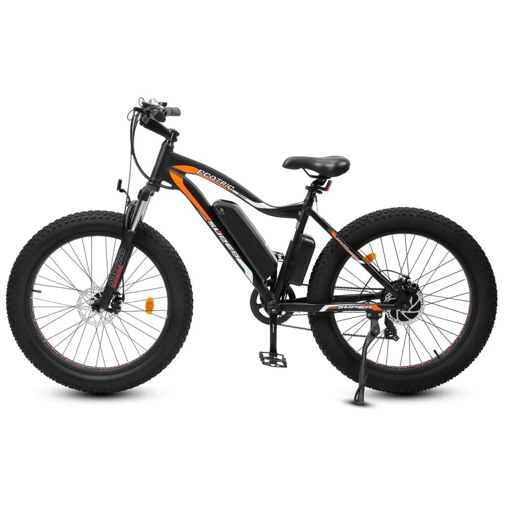 UL Certified - Ecotric Rocket 500W 36V Fat Tire All Terrain Electric Bike