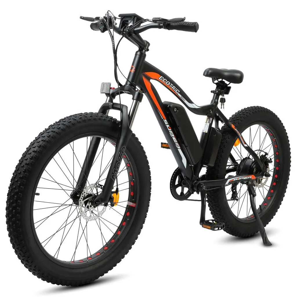 UL Certified - Ecotric Rocket 500W 36V Fat Tire All Terrain Electric Bike