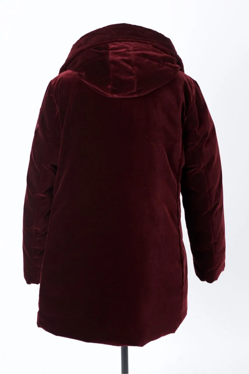 Velour Down Filled Parka