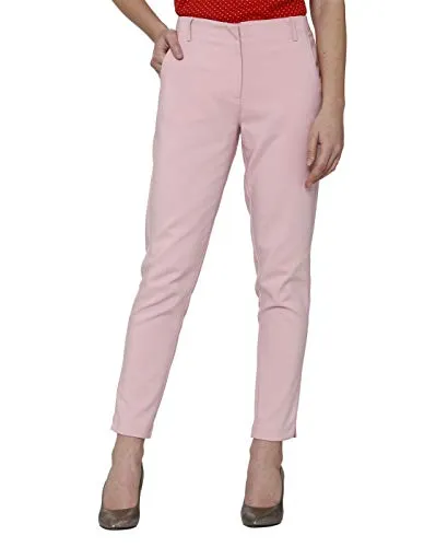 Vero Moda Women's Slim Pants (2041869013_Pink Nectar_X-Small)