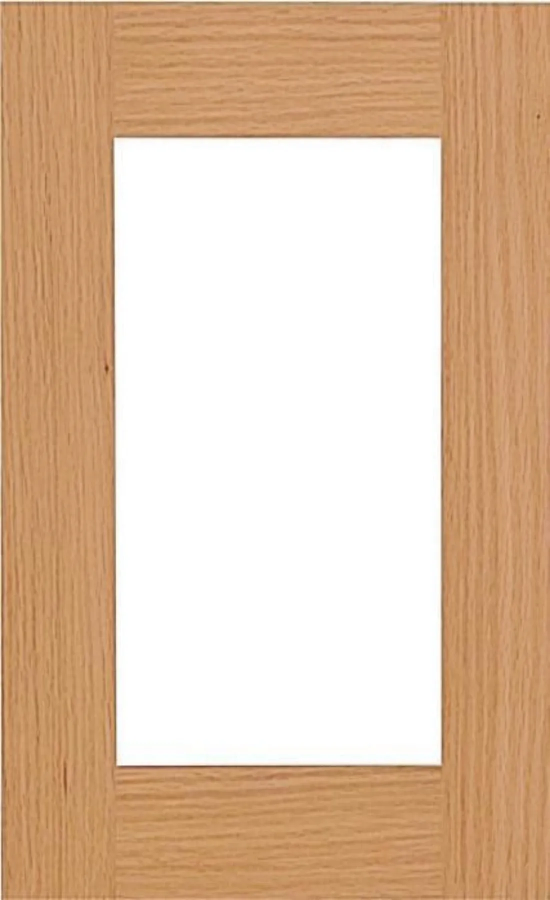 Wilmington Shaker Mullion Custom Cabinet Doors - 1 lite/frame only