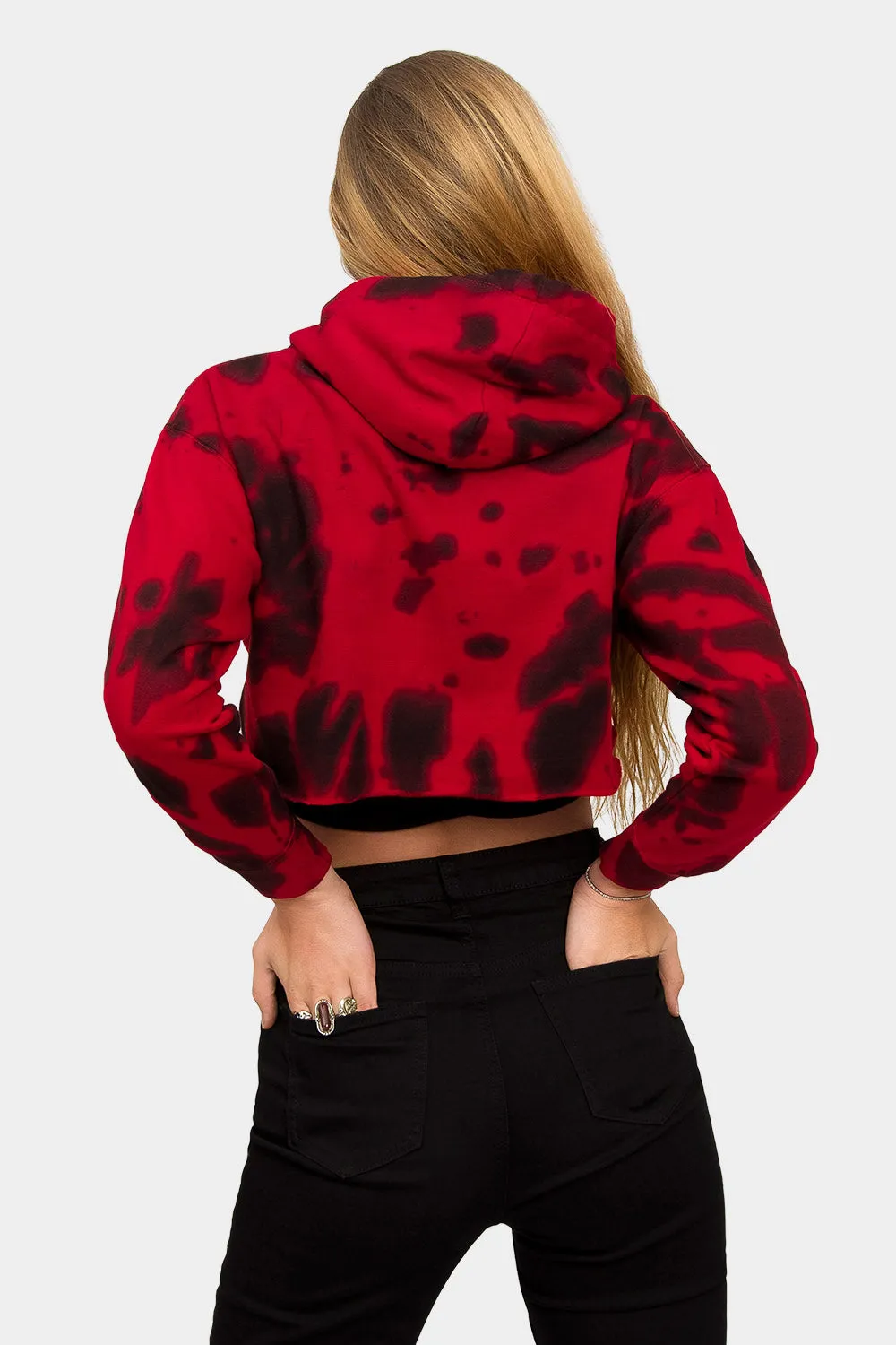 Women's Essential Cropped Long Sleeve Hoodie