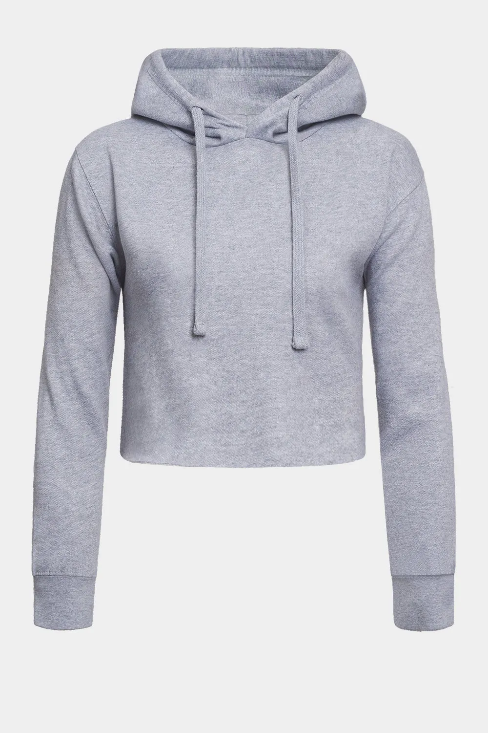 Women's Essential Cropped Long Sleeve Hoodie