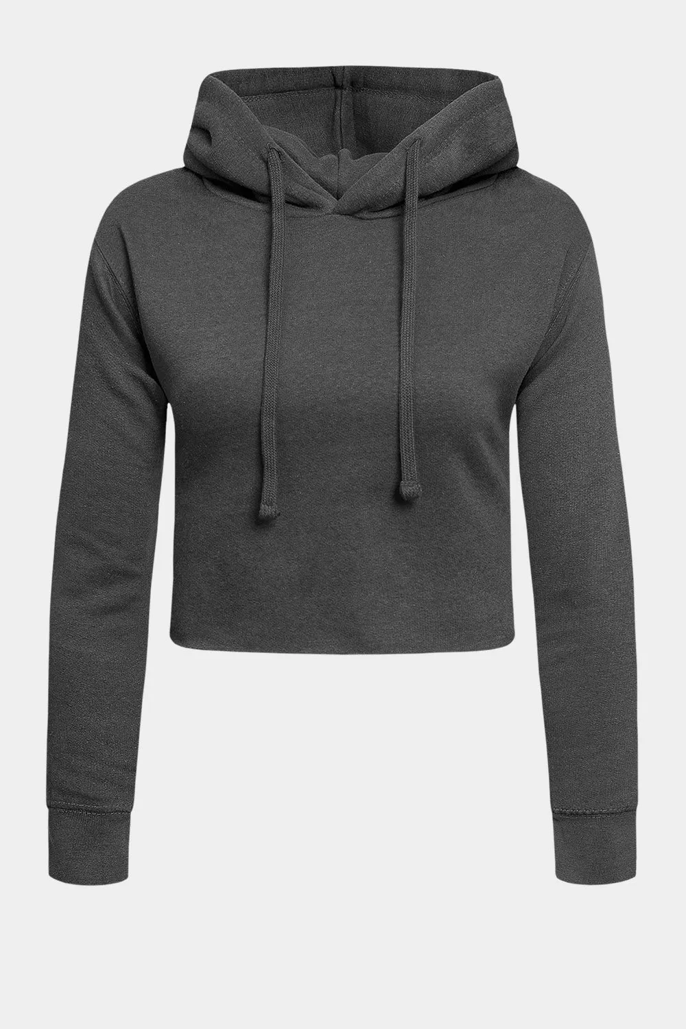 Women's Essential Cropped Long Sleeve Hoodie