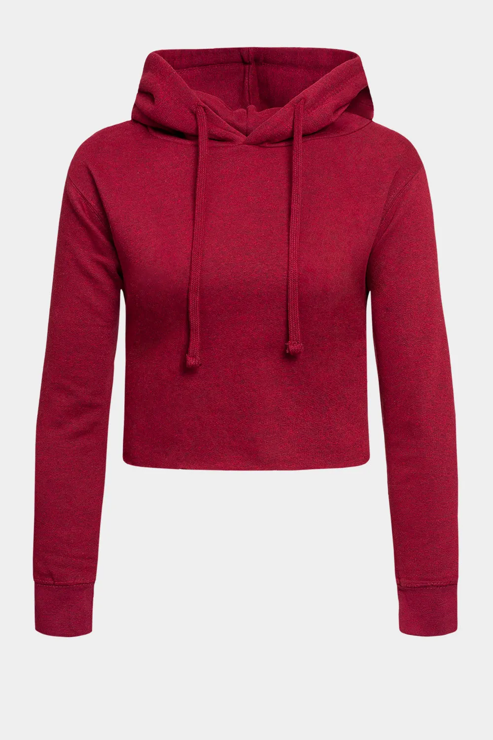 Women's Essential Cropped Long Sleeve Hoodie