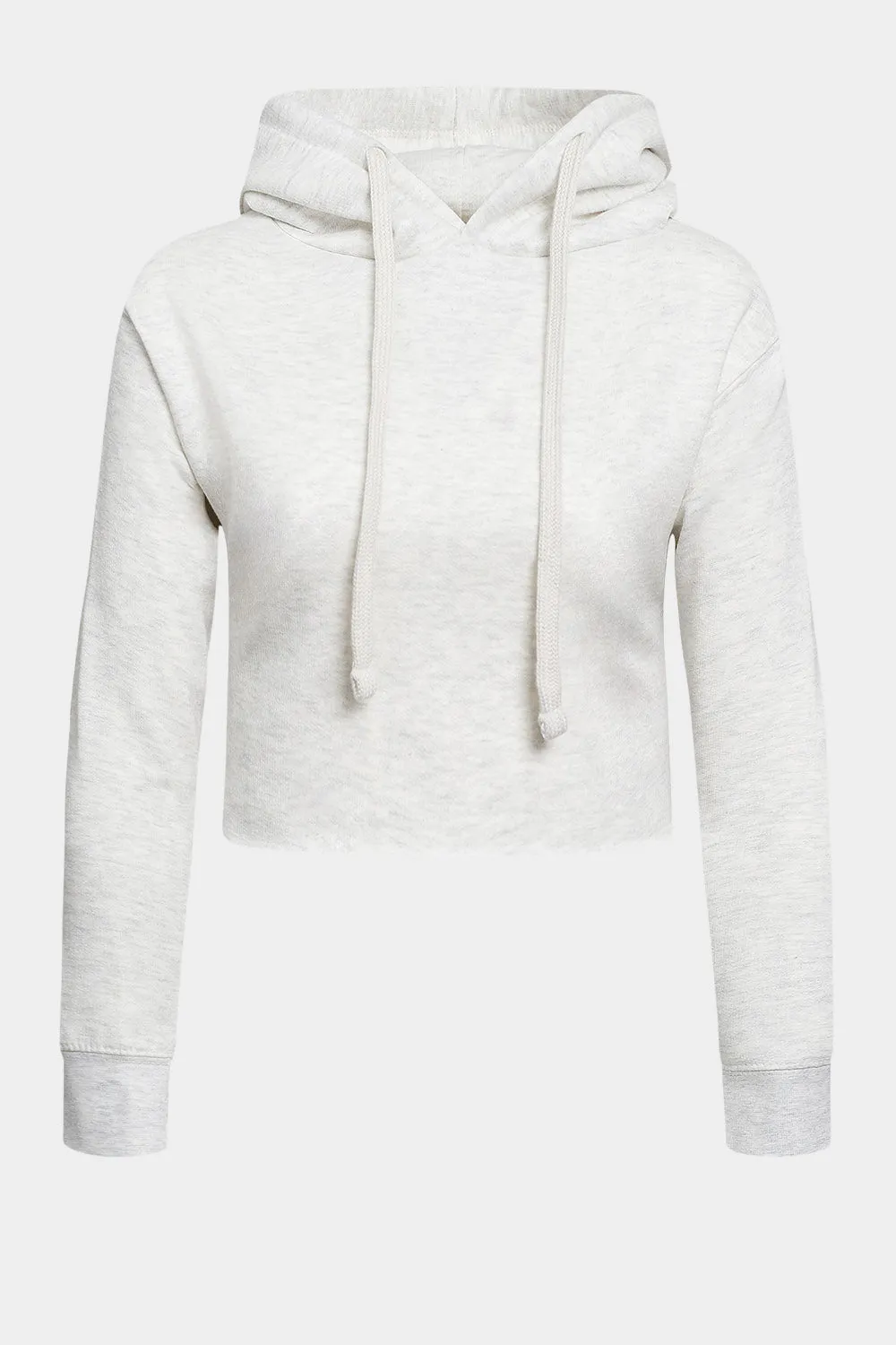 Women's Essential Cropped Long Sleeve Hoodie