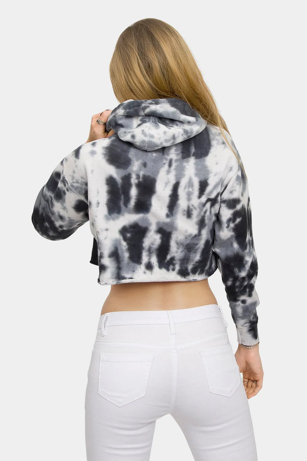 Women's Essential Cropped Long Sleeve Hoodie