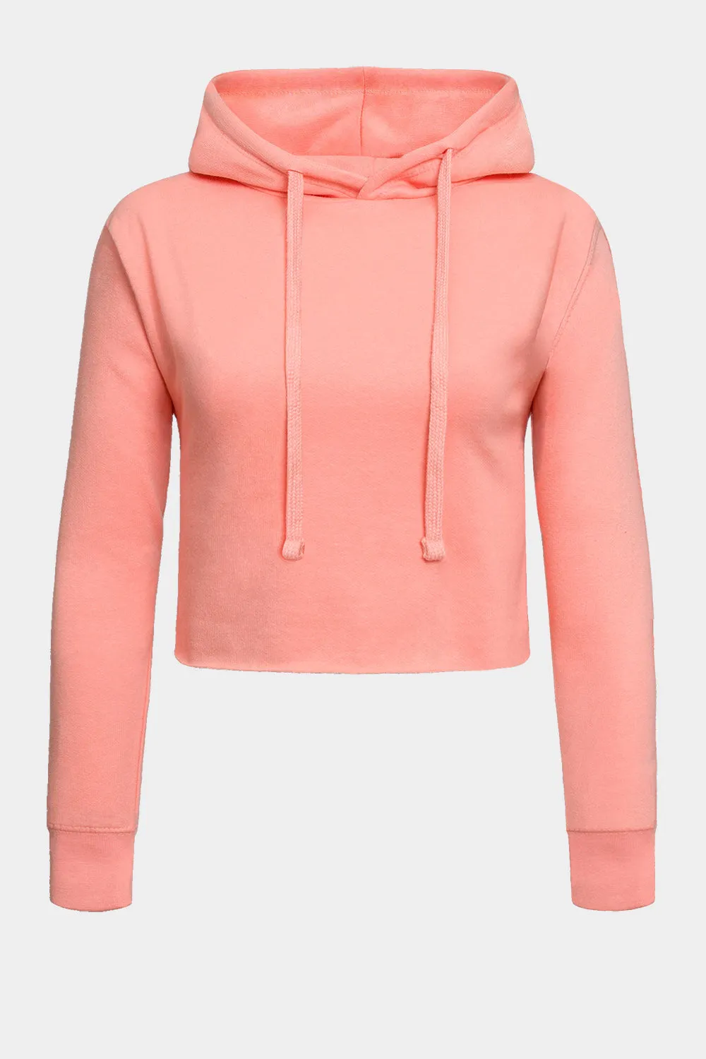 Women's Essential Cropped Long Sleeve Hoodie