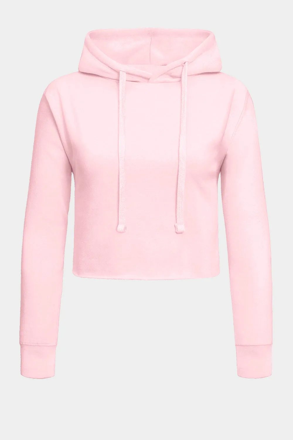 Women's Essential Cropped Long Sleeve Hoodie