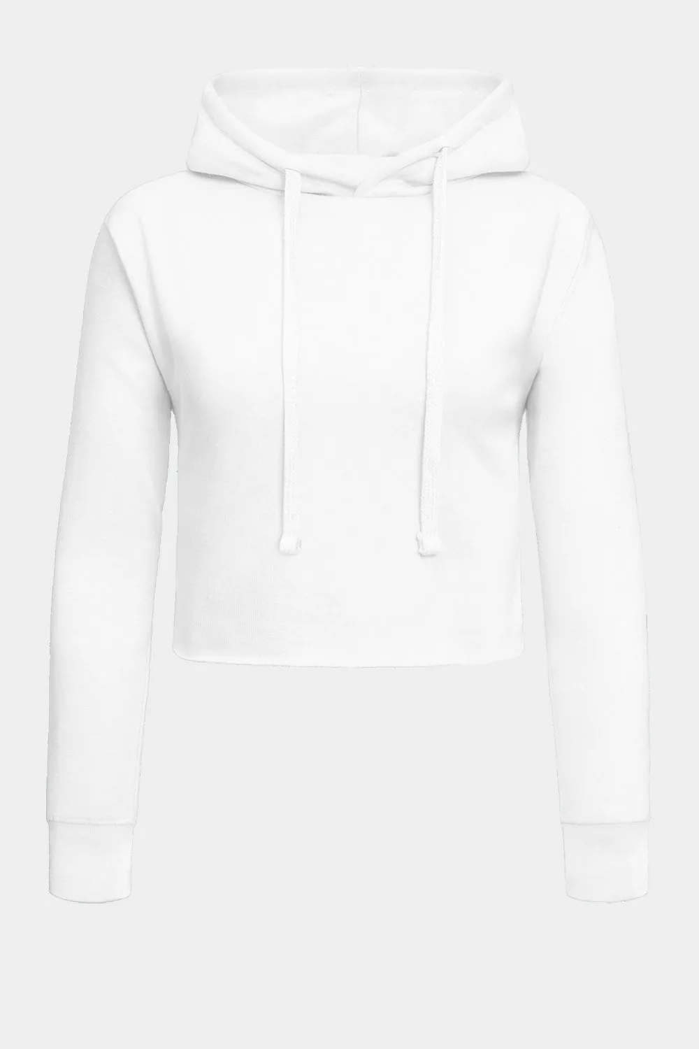 Women's Essential Cropped Long Sleeve Hoodie