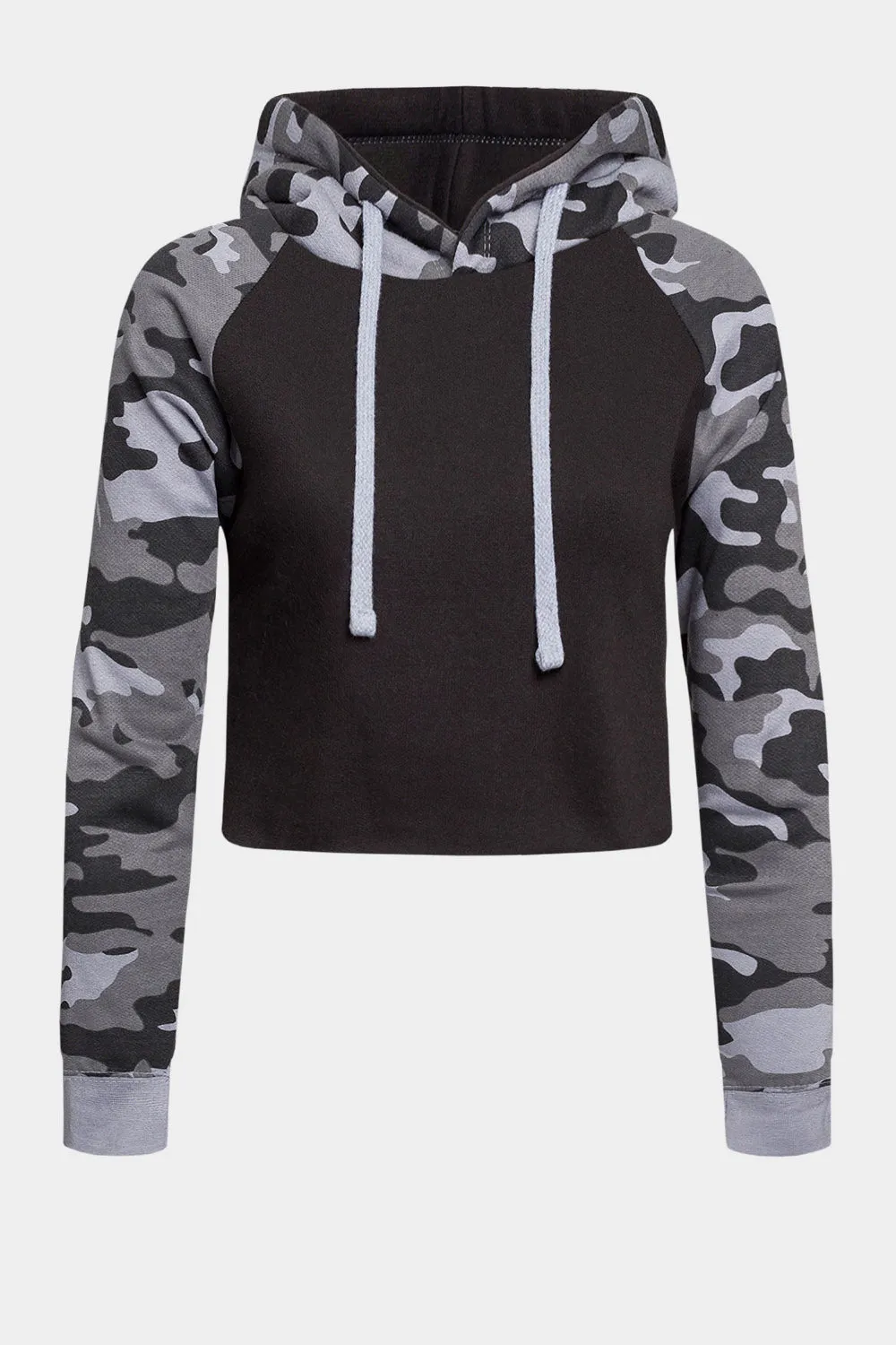 Women's Essential Cropped Long Sleeve Hoodie