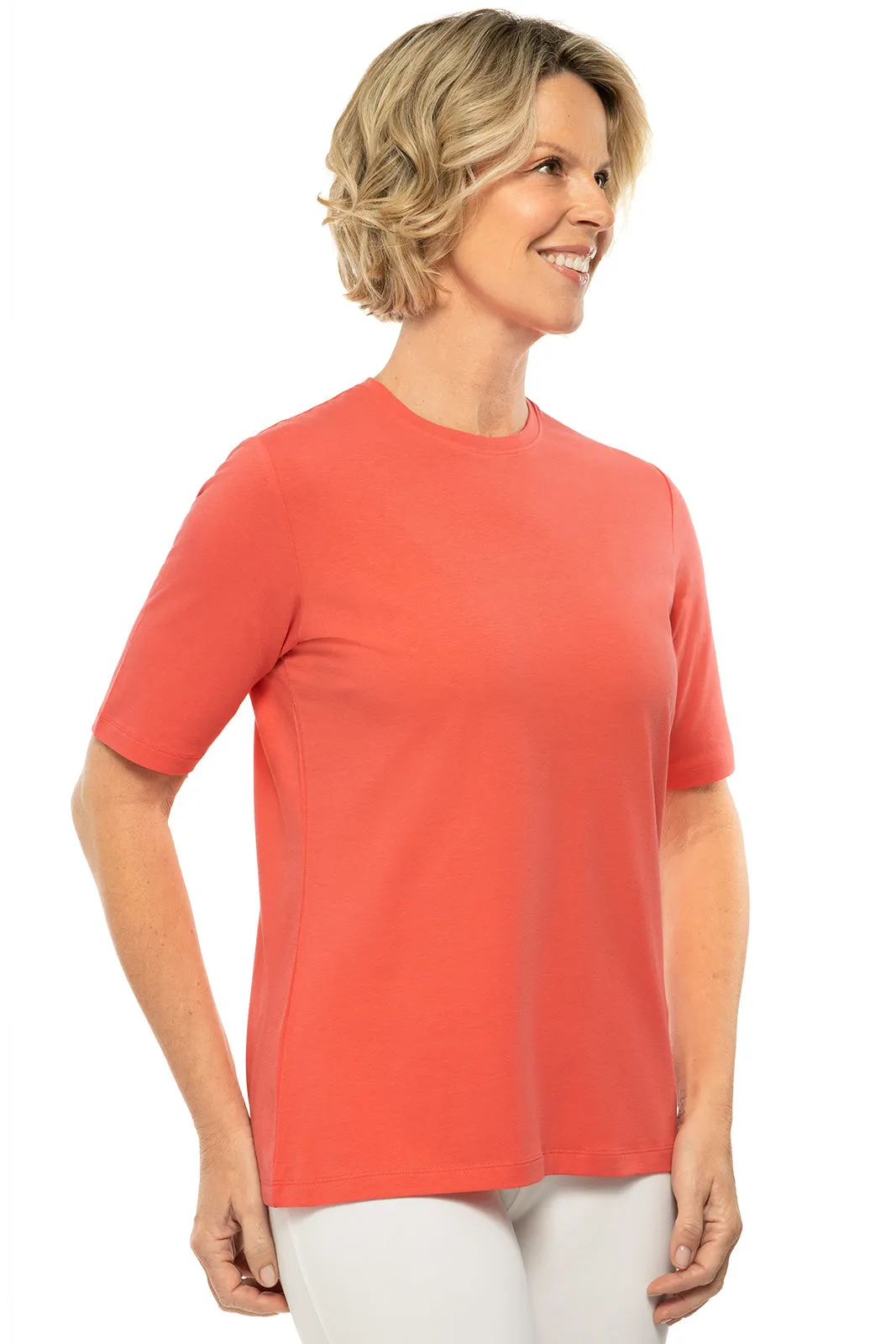 Women's Morada Everyday Short Sleeve T-Shirt | Vivid Coral