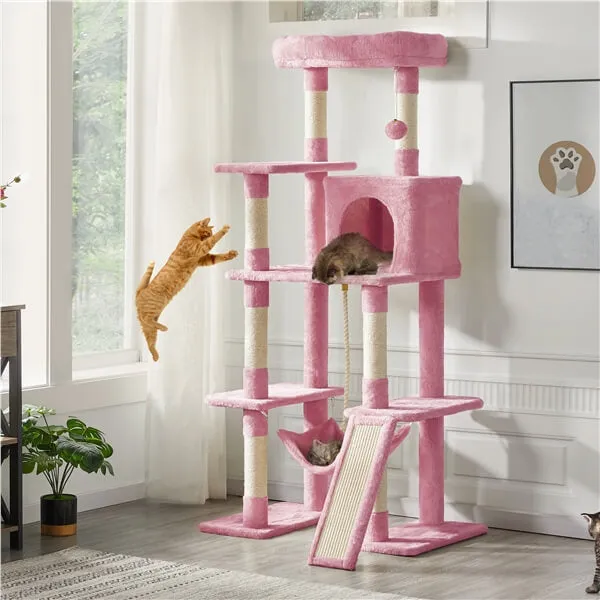 Yaheetech Large Cat Tower 63 inch