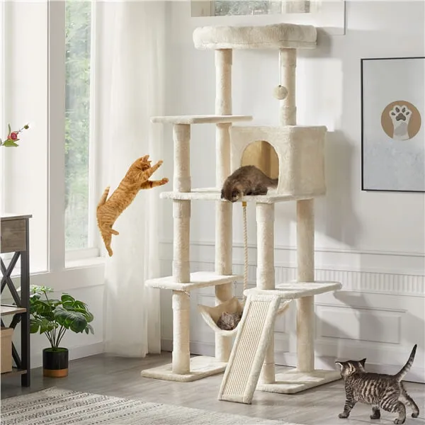 Yaheetech Large Cat Tower 63 inch